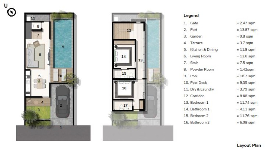 Canggu,Bali,Indonesia,2 Bedrooms,2 Bathrooms,Villa,MLS ID