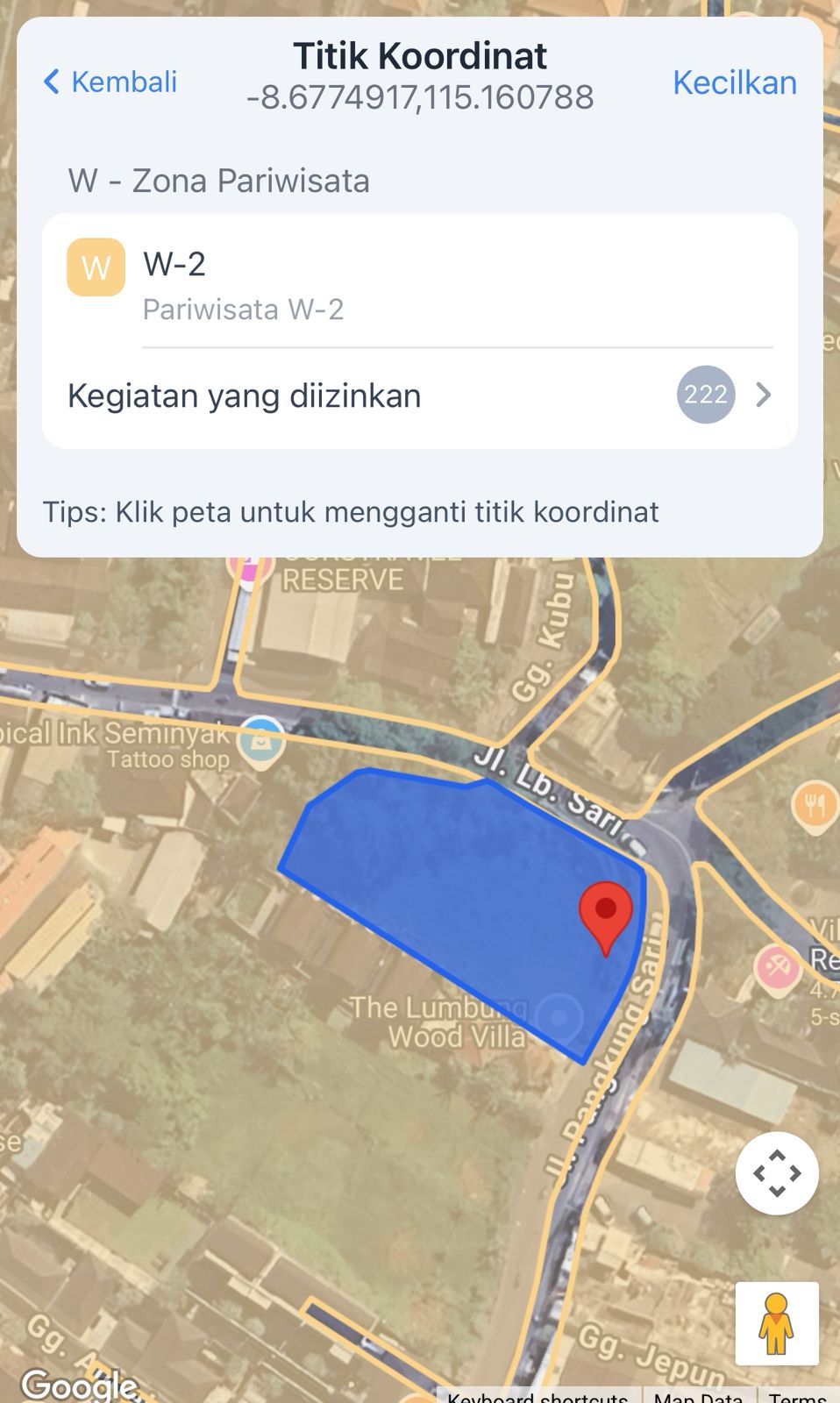 Seminyak,Bali,Indonesia,Land,MLS ID 2334