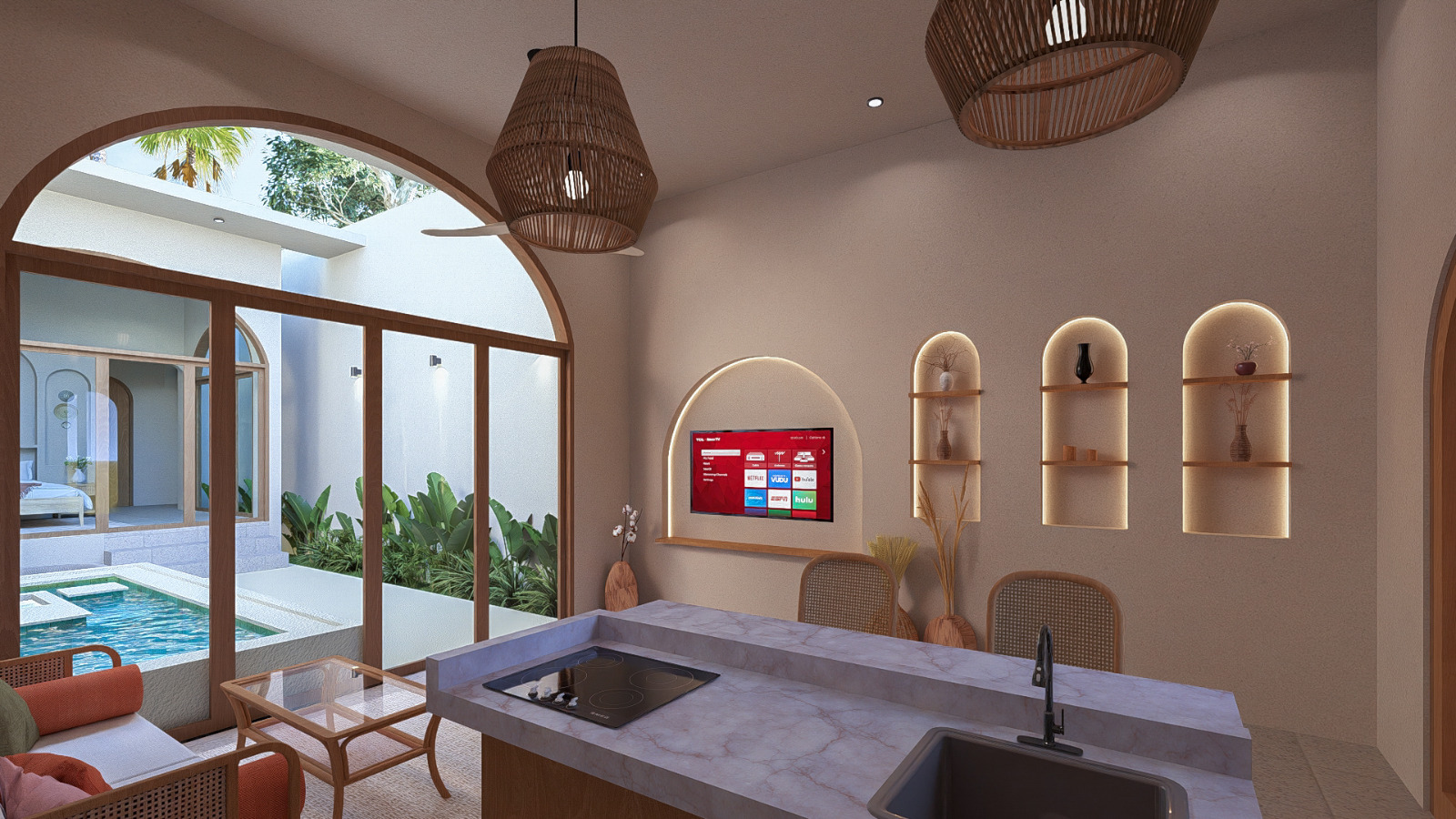 Jimbaran,Bali,Indonesia,3 Bedrooms,3 Bathrooms,Villa,MLS ID 2524