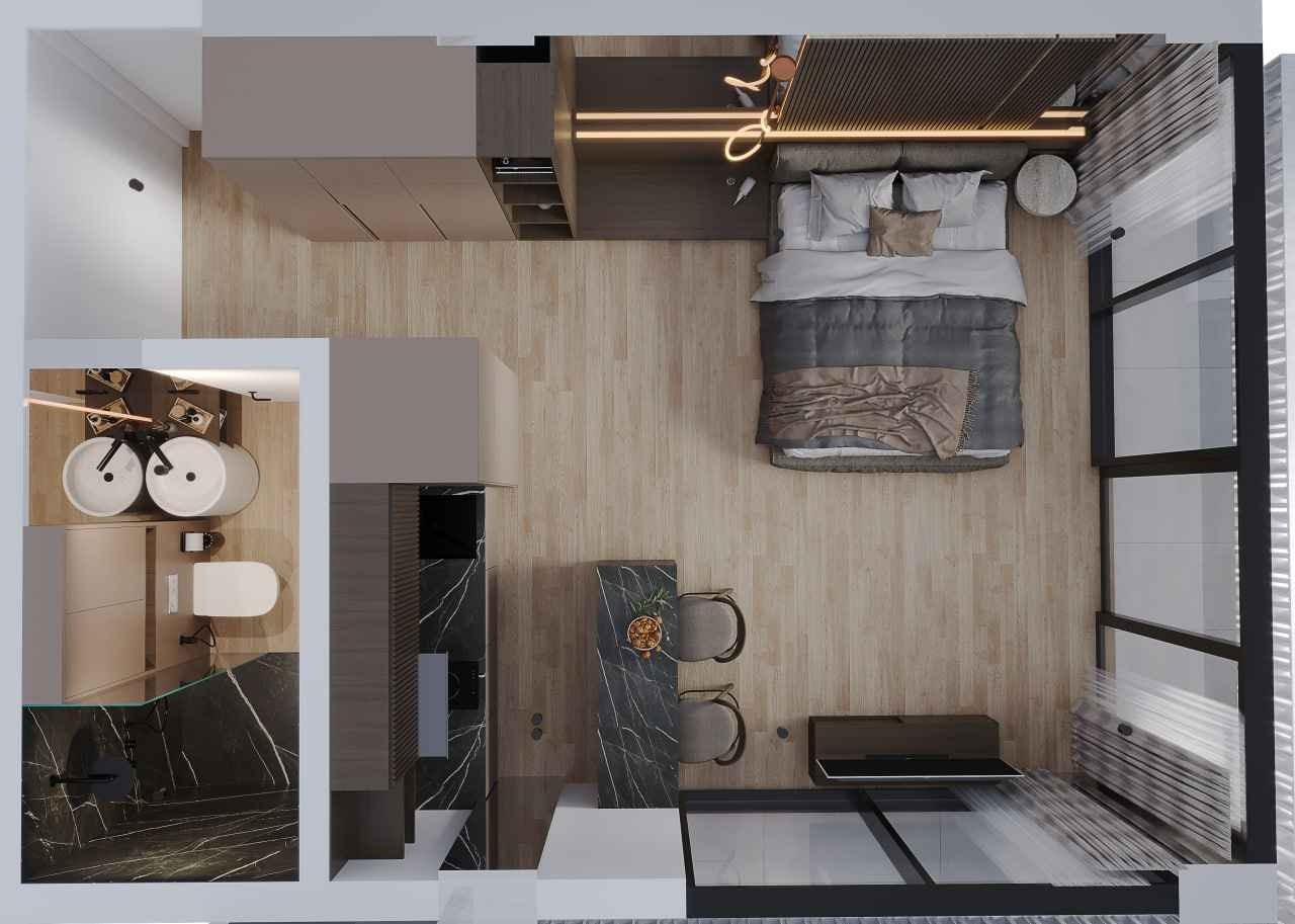 Pererenan,Bali,Indonesia,1 Bedroom,1 Bathroom,Apartment,MLS ID 2662