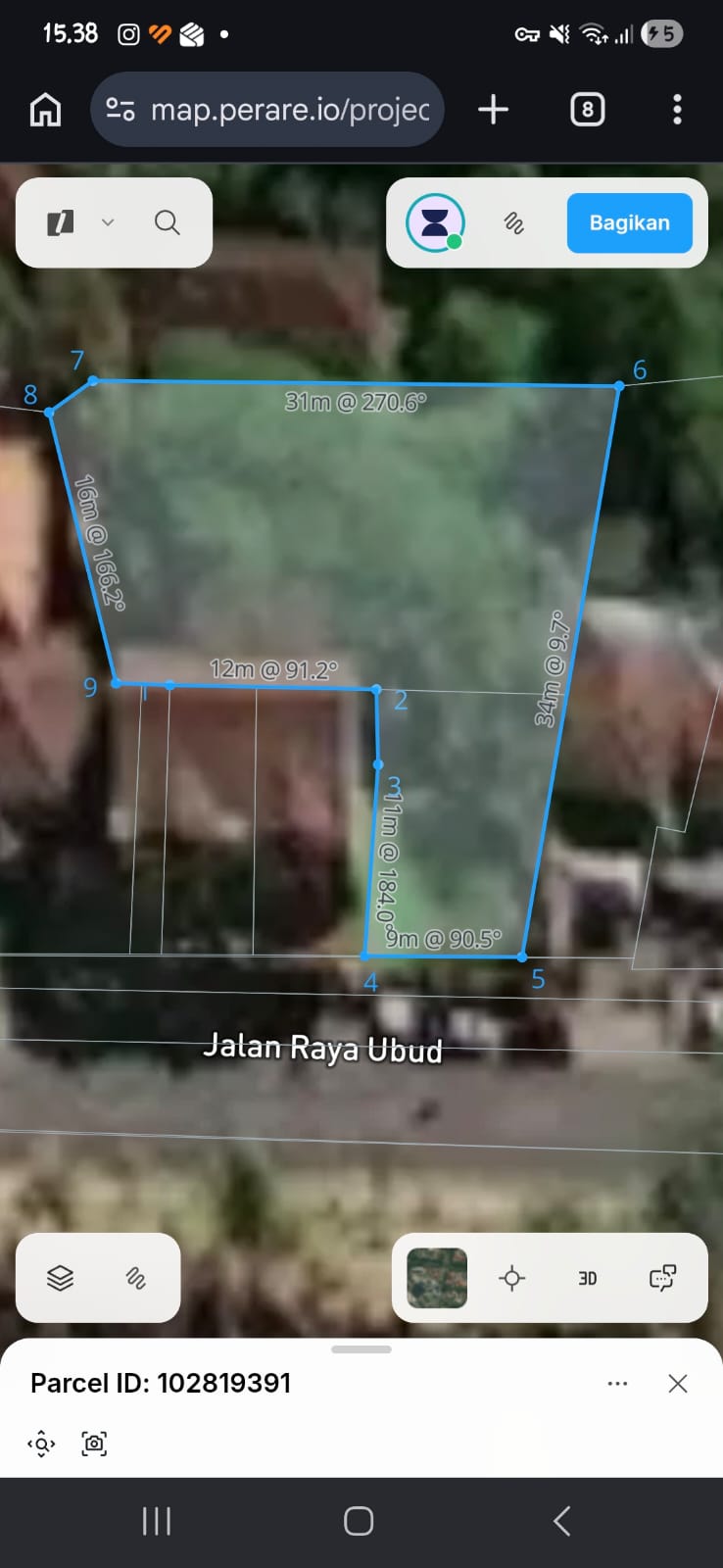 Gianyar,Bali,Indonesia,Land,MLS ID 2699
